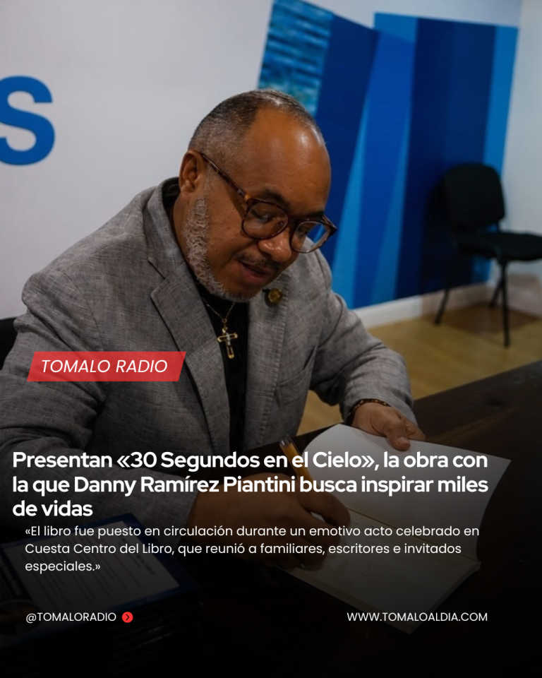 Presentan «30 Segundos en el Cielo», la obra con la que Danny Ramírez Piantini busca inspirar miles de vidas